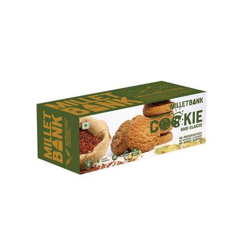 Millet bank Ragi Ilachi Cookie 100g